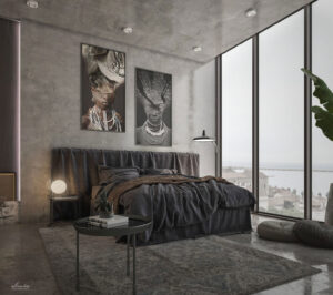Design & Render KENYA etnic bedroom 1
