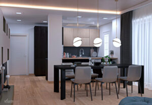 Design & Render MARVELOUS SPACES Progetto 3D interior Perugia 1