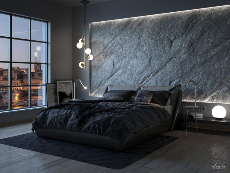 Design & Render – Progettazione 3D camera da letto – Malta 1