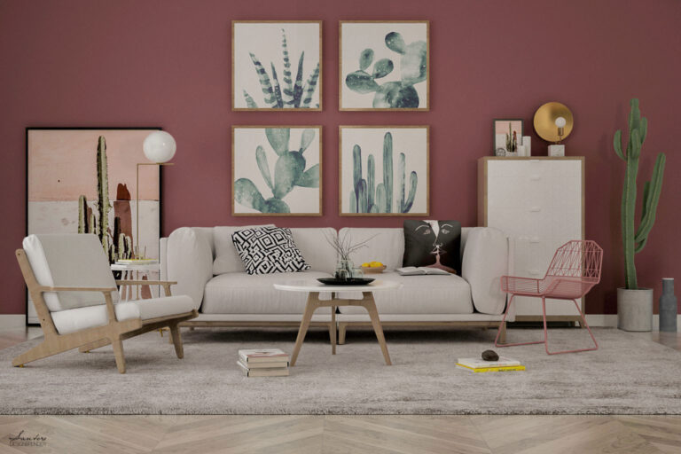 Design & Render – Ispirazione mediterranea .. living and colours.. soluzione e design definitiva per cliente privato Patti (ME) 1