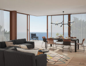 Living vista mare 3D project Capo d’Orlando (ME) 1