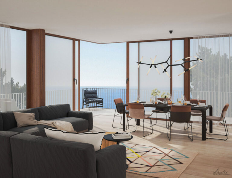 Living vista mare 3D project Capo d’Orlando (ME) 1