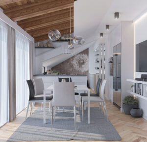 Ristrutturazione mansarda 3D e render S.Agata Militello ME 1