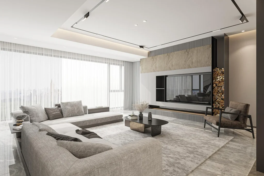Luce naturale living moderno interior design